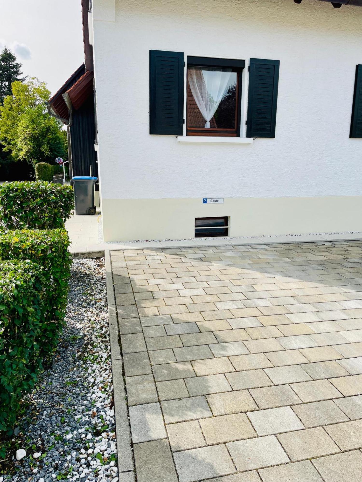 Kleine Ein Zimmer Wohnung Mit Gartenanlage Salem  Exteriör bild
